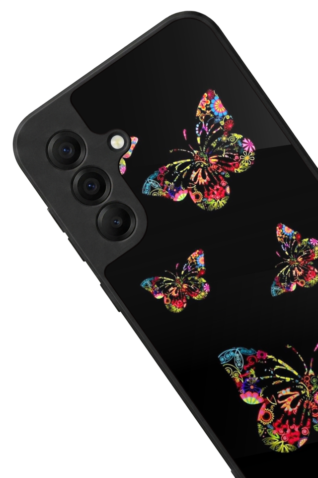 Samsung Galaxy A17 Uyumlu Kelebek Tasarımlı Glossy Premium Kılıf