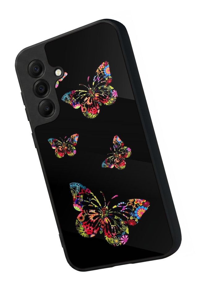 Samsung Galaxy A17 Uyumlu Kelebek Tasarımlı Glossy Premium Kılıf