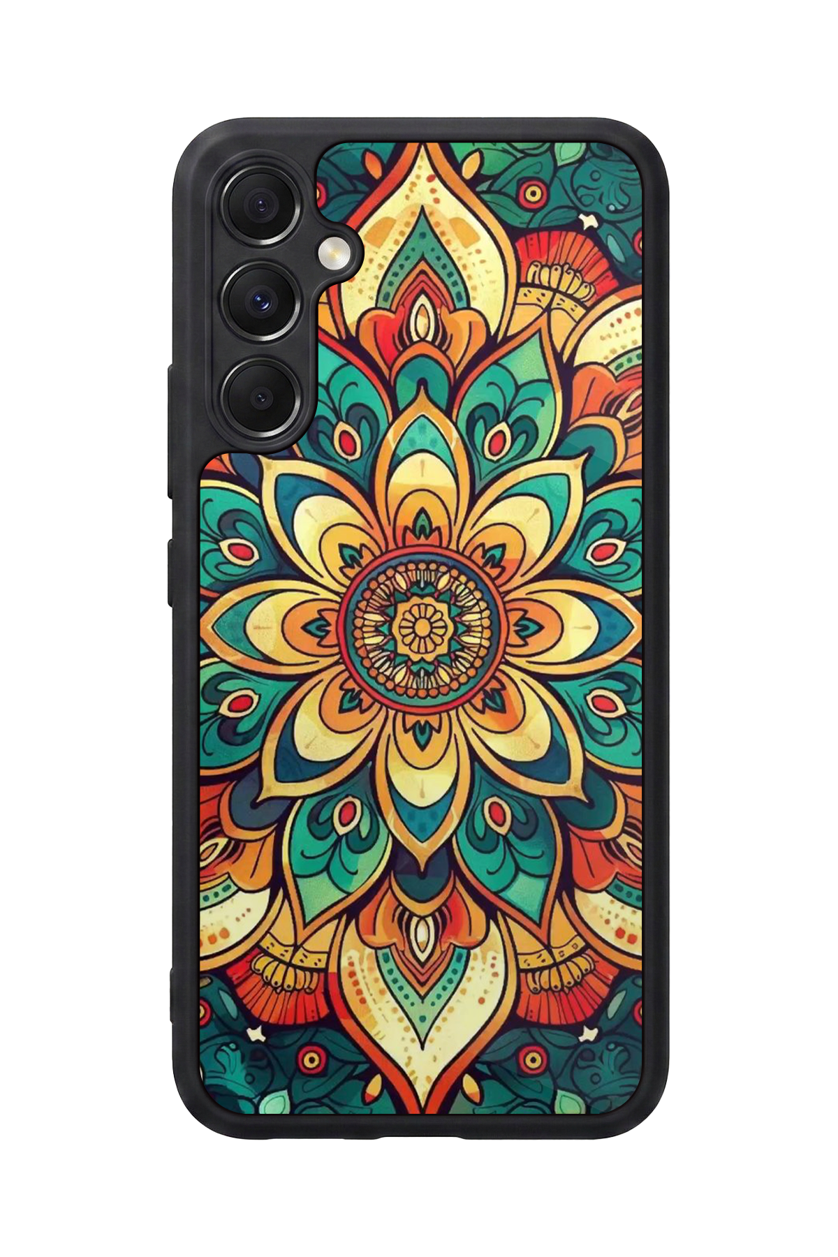 Samsung Galaxy M34 Uyumlu Mandala Tasarımlı Glossy Premium Kılıf