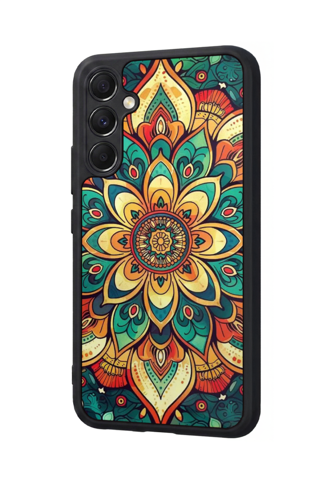 Samsung Galaxy M34 Uyumlu Mandala Tasarımlı Glossy Premium Kılıf