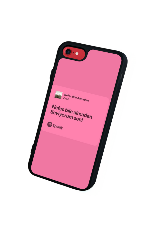 iPhone 7 Uyumlu Sarki Sozleri Tasarımlı Glossy Premium Kılıf