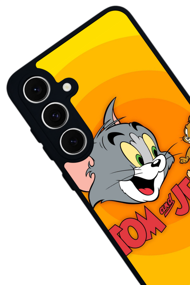 Samsung Galaxy A16 Uyumlu Tom And Jerry Tasarımlı Glossy Premium Kılıf