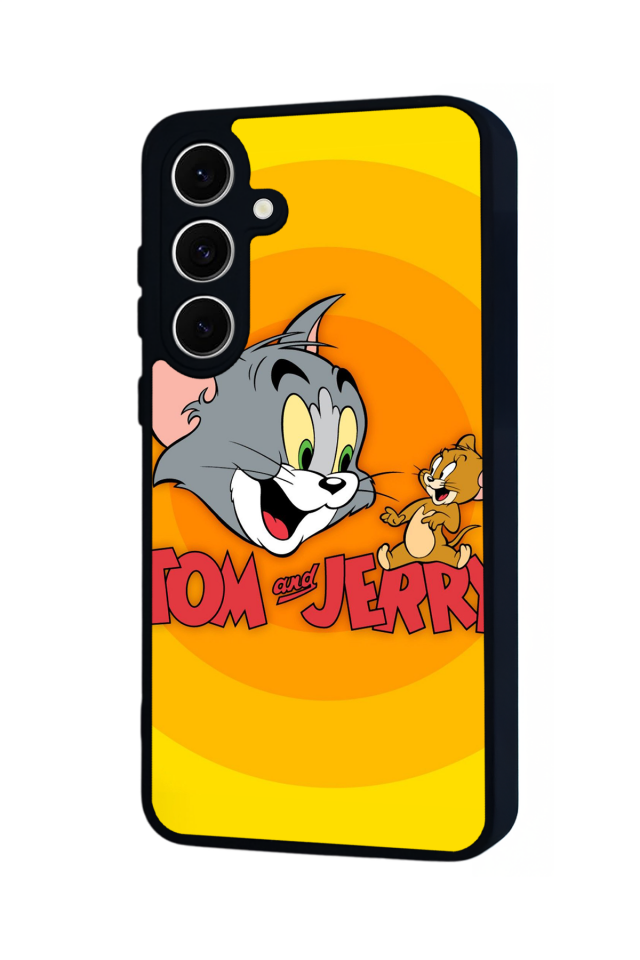 Samsung Galaxy A16 Uyumlu Tom And Jerry Tasarımlı Glossy Premium Kılıf