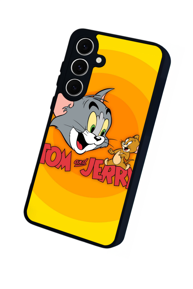 Samsung Galaxy A16 Uyumlu Tom And Jerry Tasarımlı Glossy Premium Kılıf