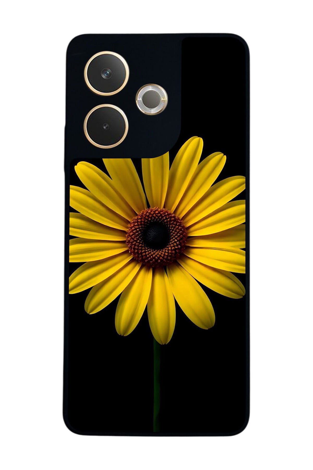 Oppo A5 Pro Uyumlu Papatya Tasarımlı Glossy Premium Kılıf