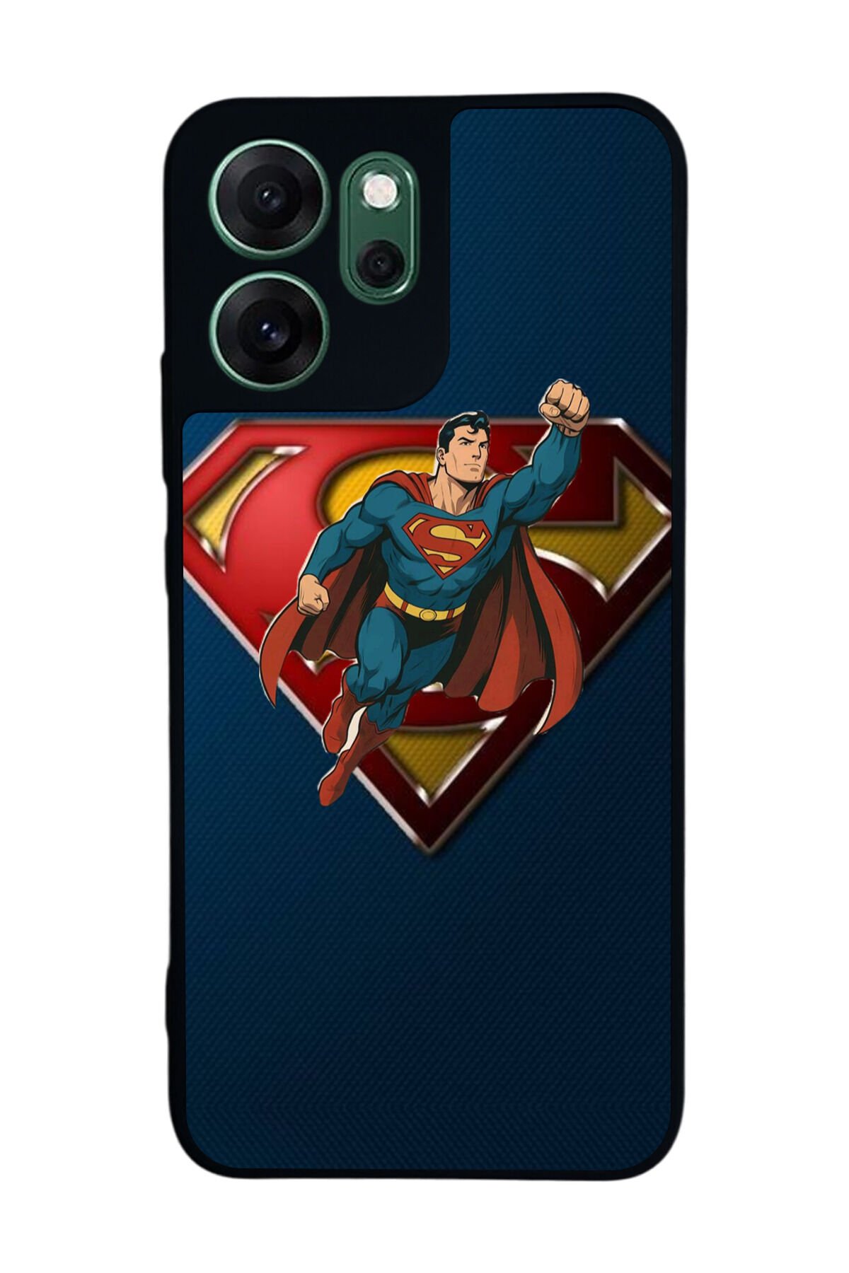 Oppo Reno 14F Uyumlu Superman Tasarımlı Glossy Premium Kılıf