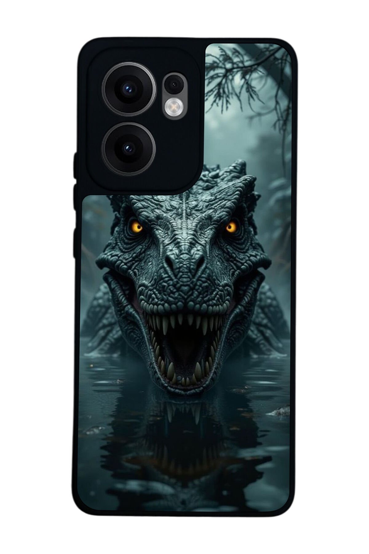 Oppo Reno 13F Uyumlu T-ReOppo Oppo Reno 13F Tasarımlı Glossy Premium Kılıf