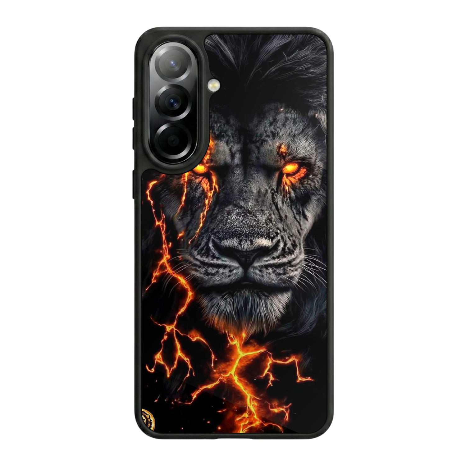 Samsung Galaxy A57 Uyumlu Aslan Tasarımlı Glossy Premium Kılıf