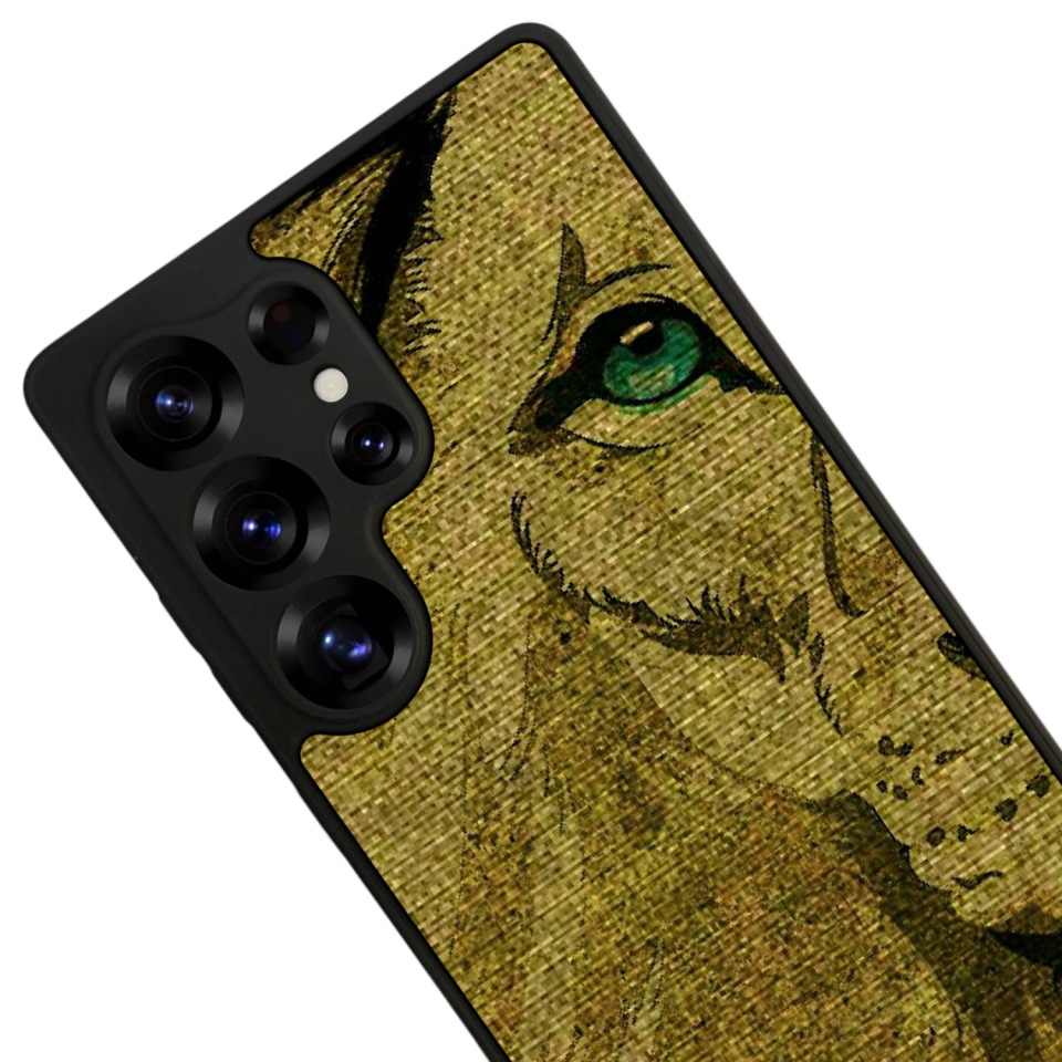 Samsung Galaxy S25 Ultra Uyumlu Aslan Tasarımlı Glossy Premium Kılıf