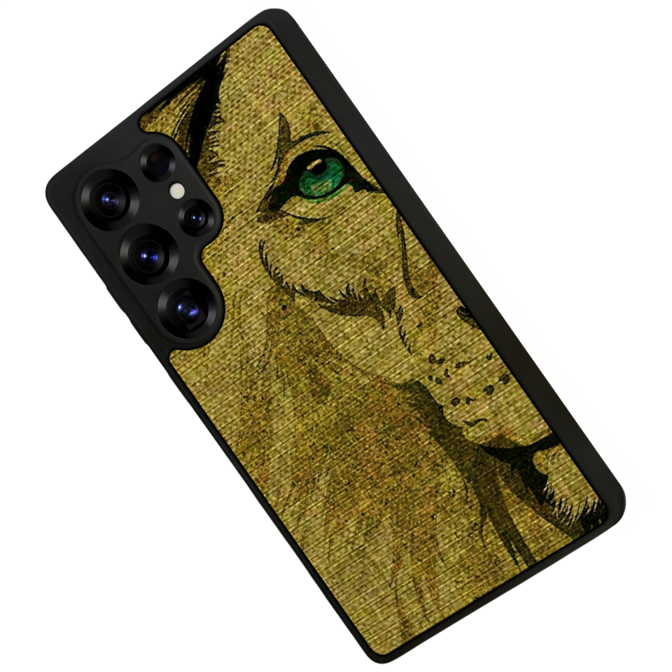 Samsung Galaxy S25 Ultra Uyumlu Aslan Tasarımlı Glossy Premium Kılıf