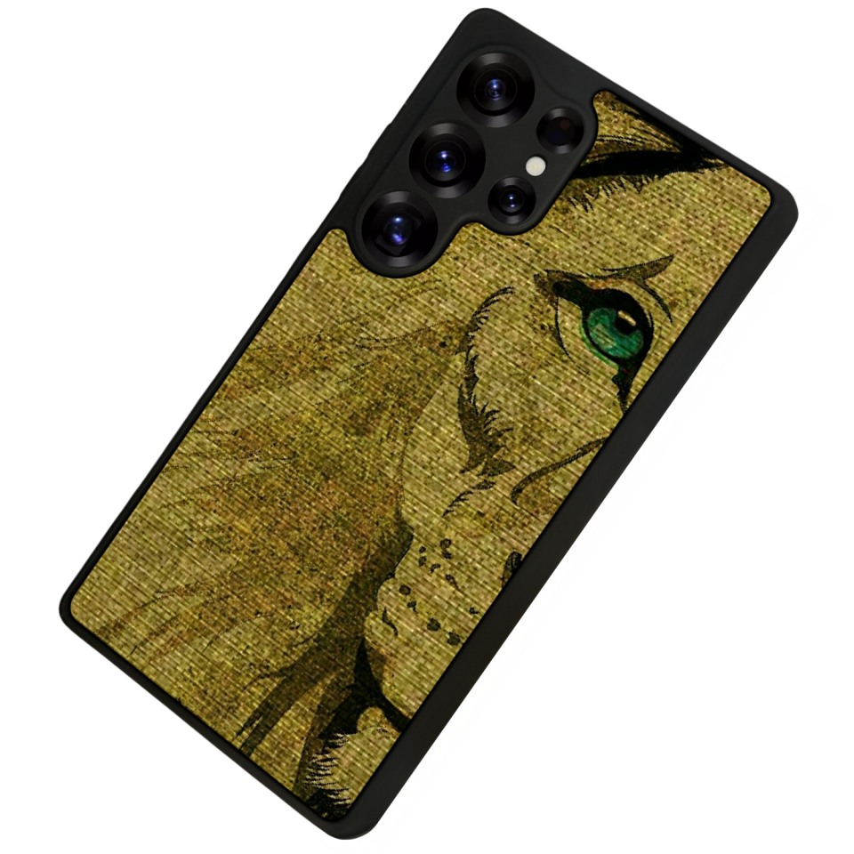 Samsung Galaxy S25 Ultra Uyumlu Aslan Tasarımlı Glossy Premium Kılıf