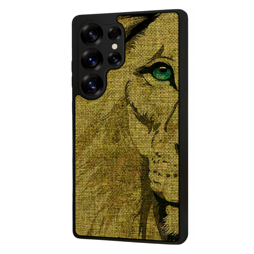 Samsung Galaxy S25 Ultra Uyumlu Aslan Tasarımlı Glossy Premium Kılıf