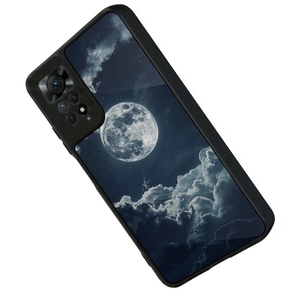 Xiaomi Redmi Note 12 Pro Uyumlu Ay Tasarımlı Glossy Premium Kılıf
