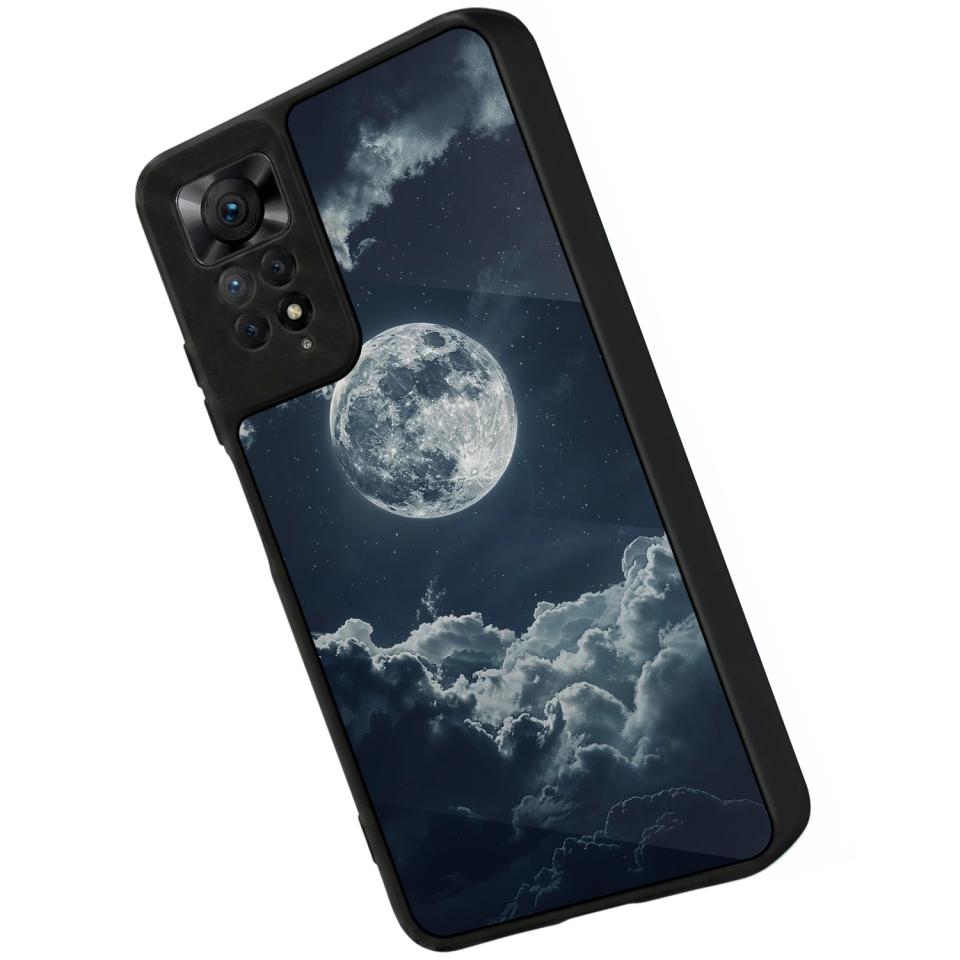 Xiaomi Redmi Note 12 Pro Uyumlu Ay Tasarımlı Glossy Premium Kılıf