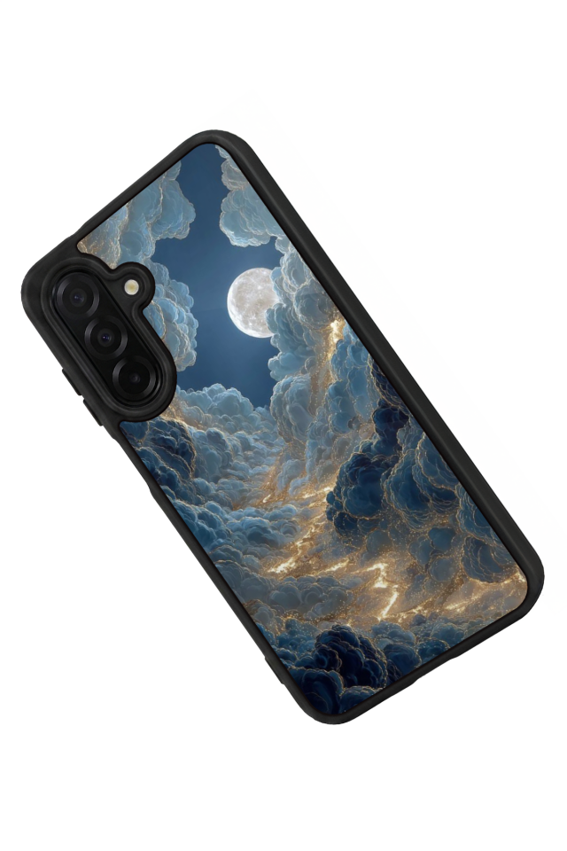 Samsung Galaxy A26 Uyumlu Ay Tasarımlı Glossy Premium Kılıf