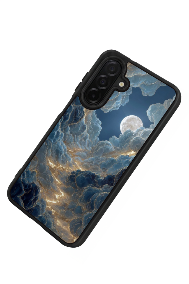 Samsung Galaxy A26 Uyumlu Ay Tasarımlı Glossy Premium Kılıf