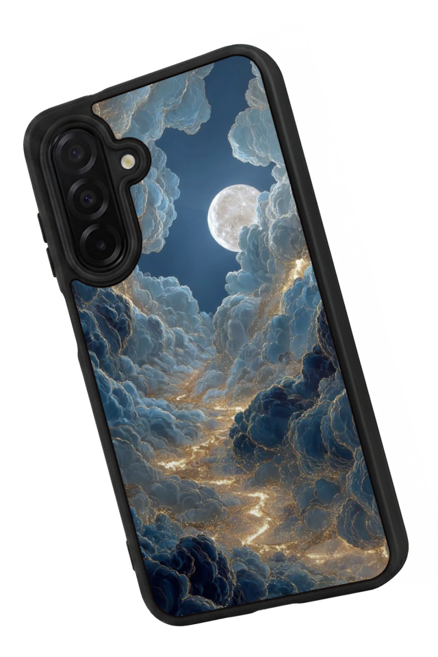 Samsung Galaxy A26 Uyumlu Ay Tasarımlı Glossy Premium Kılıf