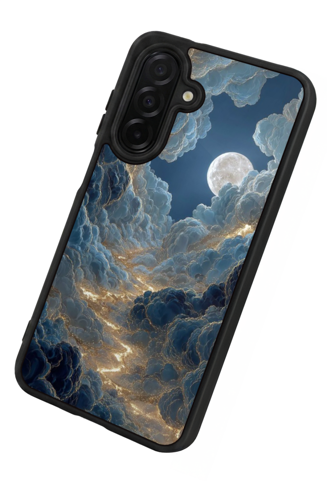 Samsung Galaxy A26 Uyumlu Ay Tasarımlı Glossy Premium Kılıf