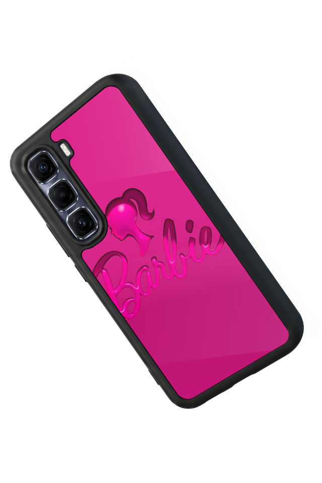 Infinix Hot 60 Pro Plus Uyumlu Barbie Tasarımlı Glossy Premium Kılıf