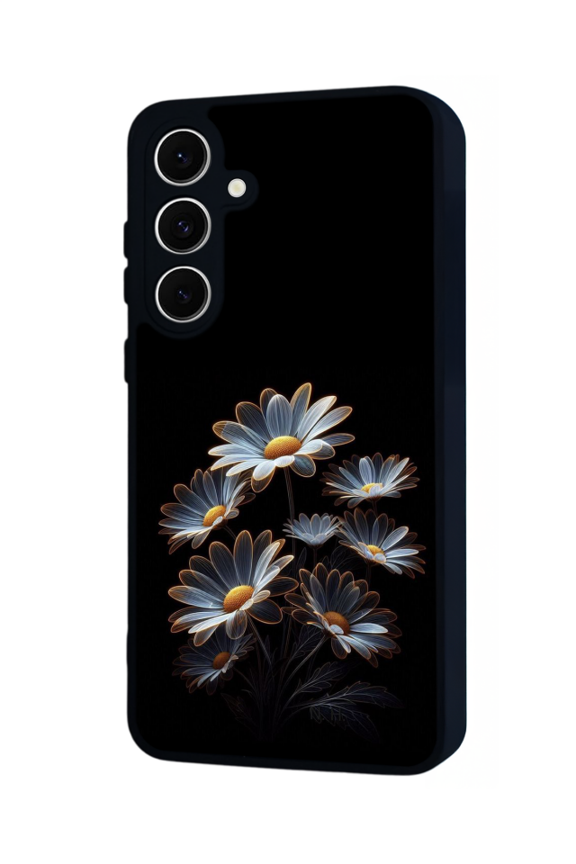 Samsung Galaxy S24 FE Uyumlu Cicek Tasarımlı Glossy Premium Kılıf