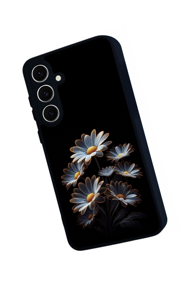 Samsung Galaxy S24 FE Uyumlu Cicek Tasarımlı Glossy Premium Kılıf