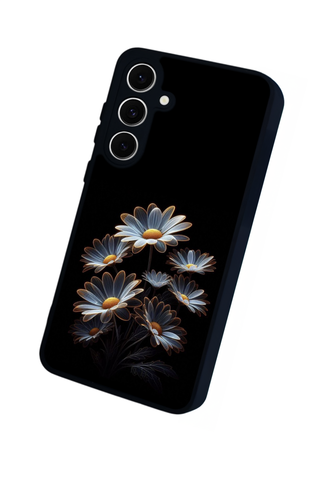 Samsung Galaxy S24 FE Uyumlu Cicek Tasarımlı Glossy Premium Kılıf