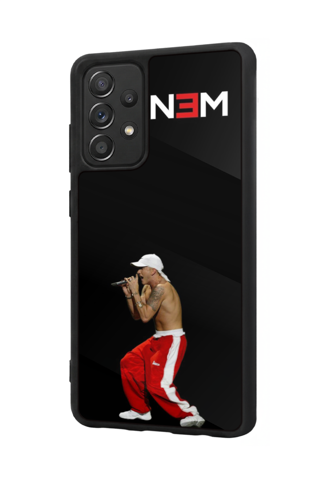 Samsung Galaxy A72 Uyumlu Eminem Tasarımlı Glossy Premium Kılıf