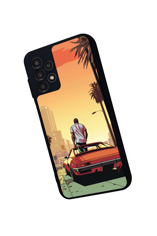 Samsung Galaxy A13 Uyumlu GTA Tasarımlı Glossy Premium Kılıf