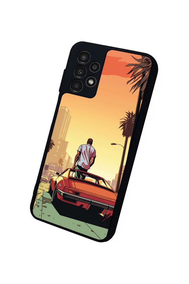 Samsung Galaxy A13 Uyumlu GTA Tasarımlı Glossy Premium Kılıf