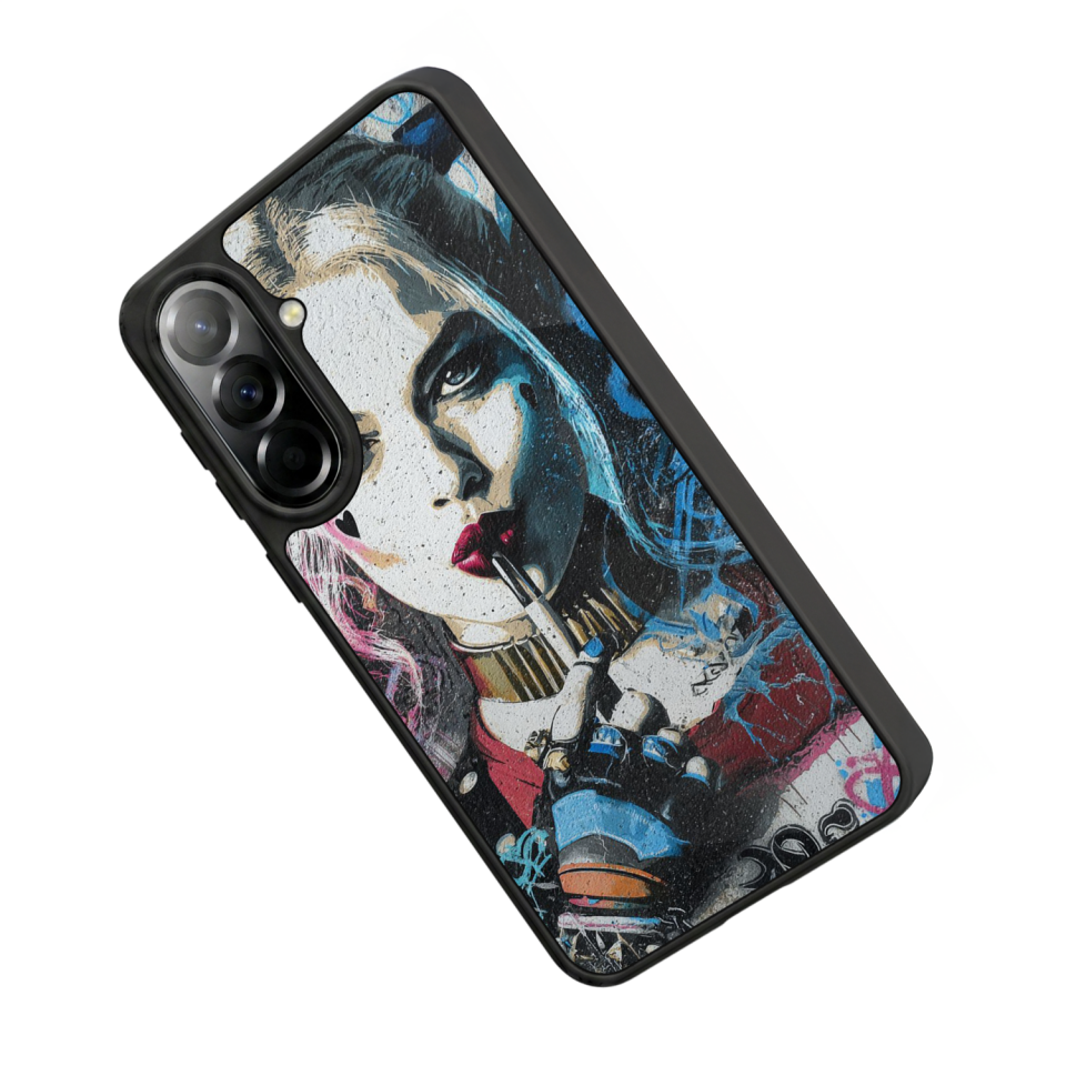 Samsung Galaxy A57 Uyumlu HarleyQueen Tasarımlı Glossy Premium Kılıf