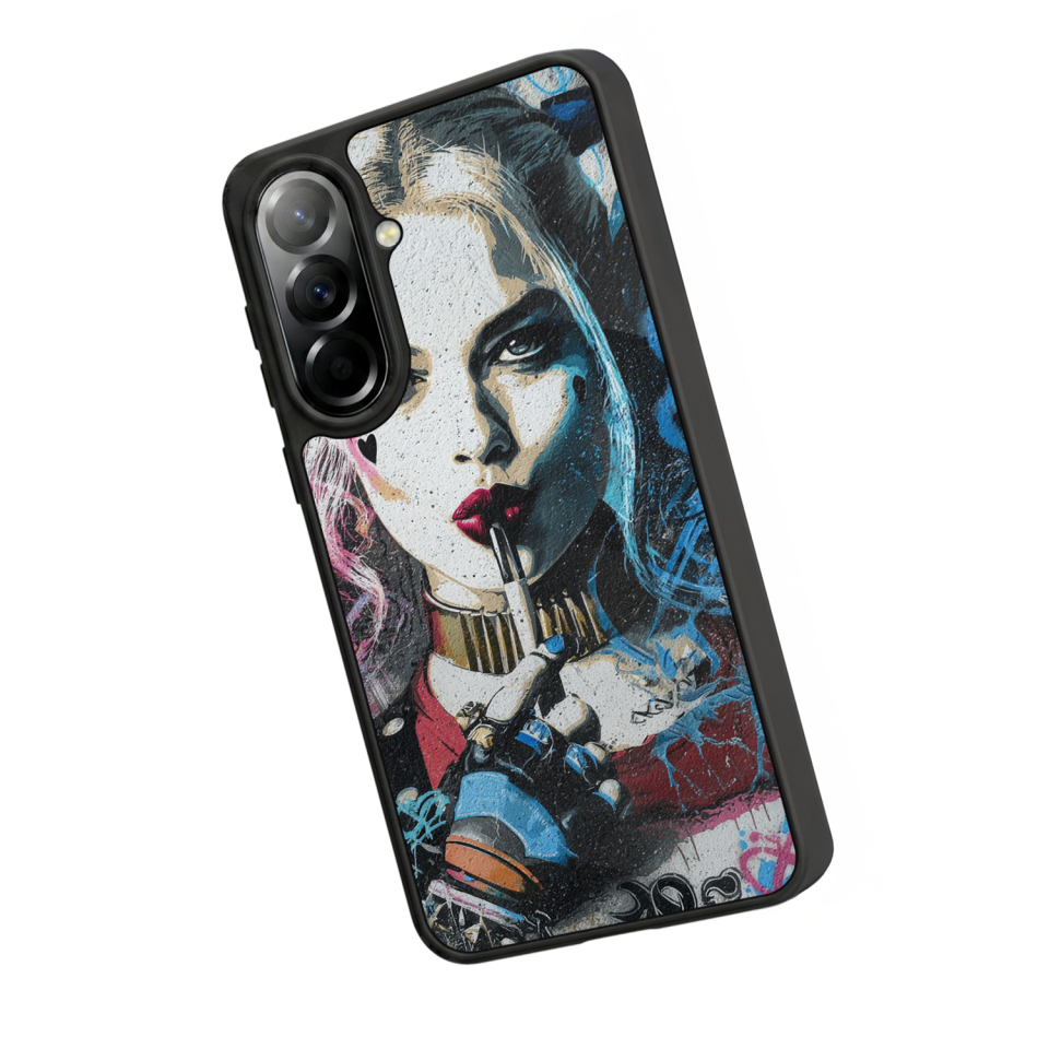 Samsung Galaxy A57 Uyumlu HarleyQueen Tasarımlı Glossy Premium Kılıf