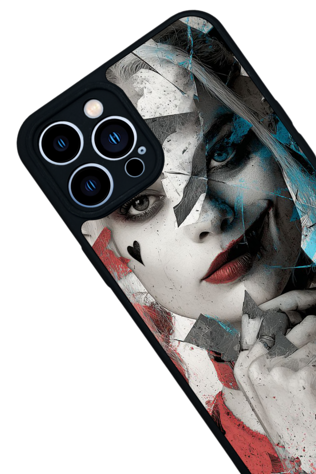 iPhone 12 Pro Max Uyumlu HarleyQueen Tasarımlı Glossy Premium Kılıf