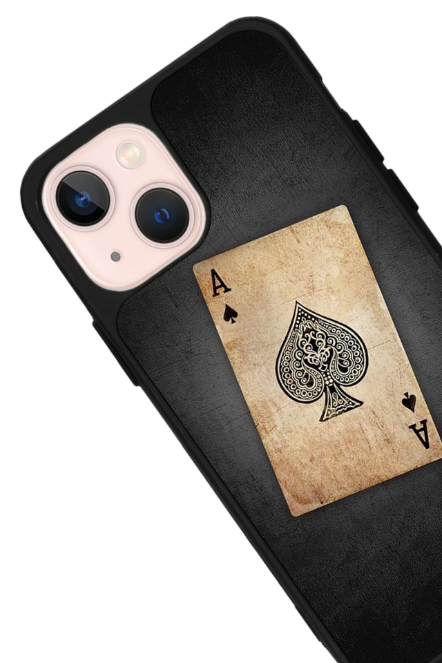 iPhone 14 Plus Uyumlu Kart Tasarımlı Glossy Premium Kılıf