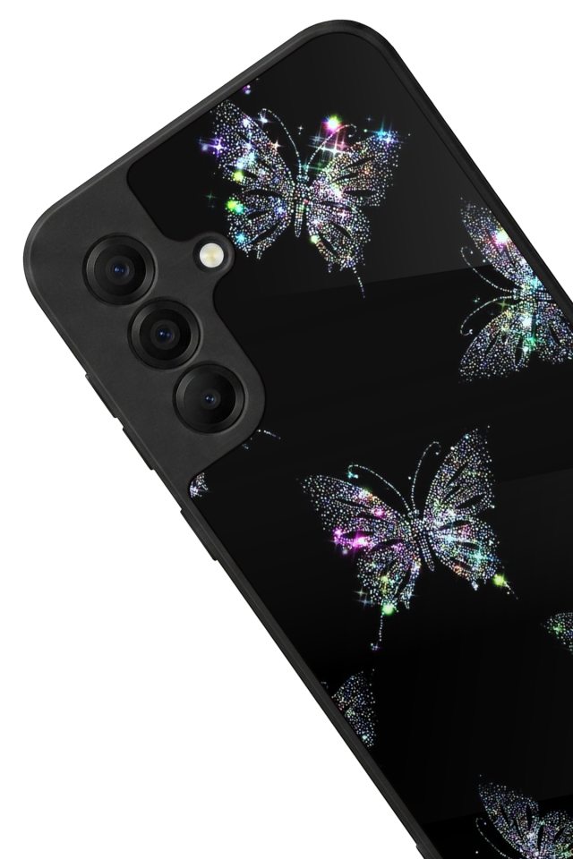 Samsung Galaxy A17 Uyumlu Kelebek Tasarımlı Glossy Premium Kılıf