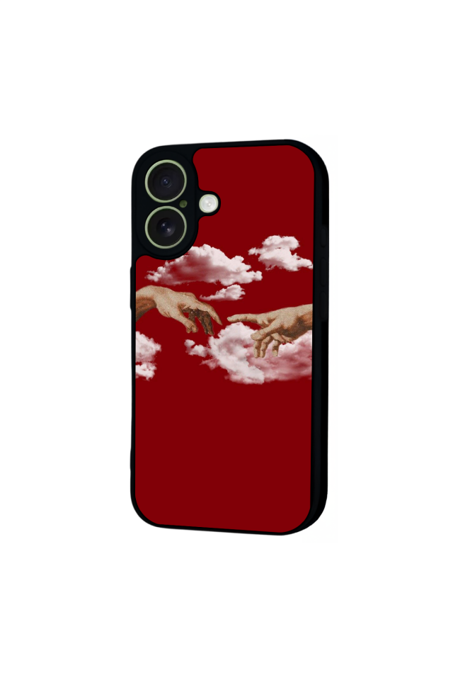 iPhone 17 Uyumlu Kirmizi Tasarımlı Glossy Premium Kılıf