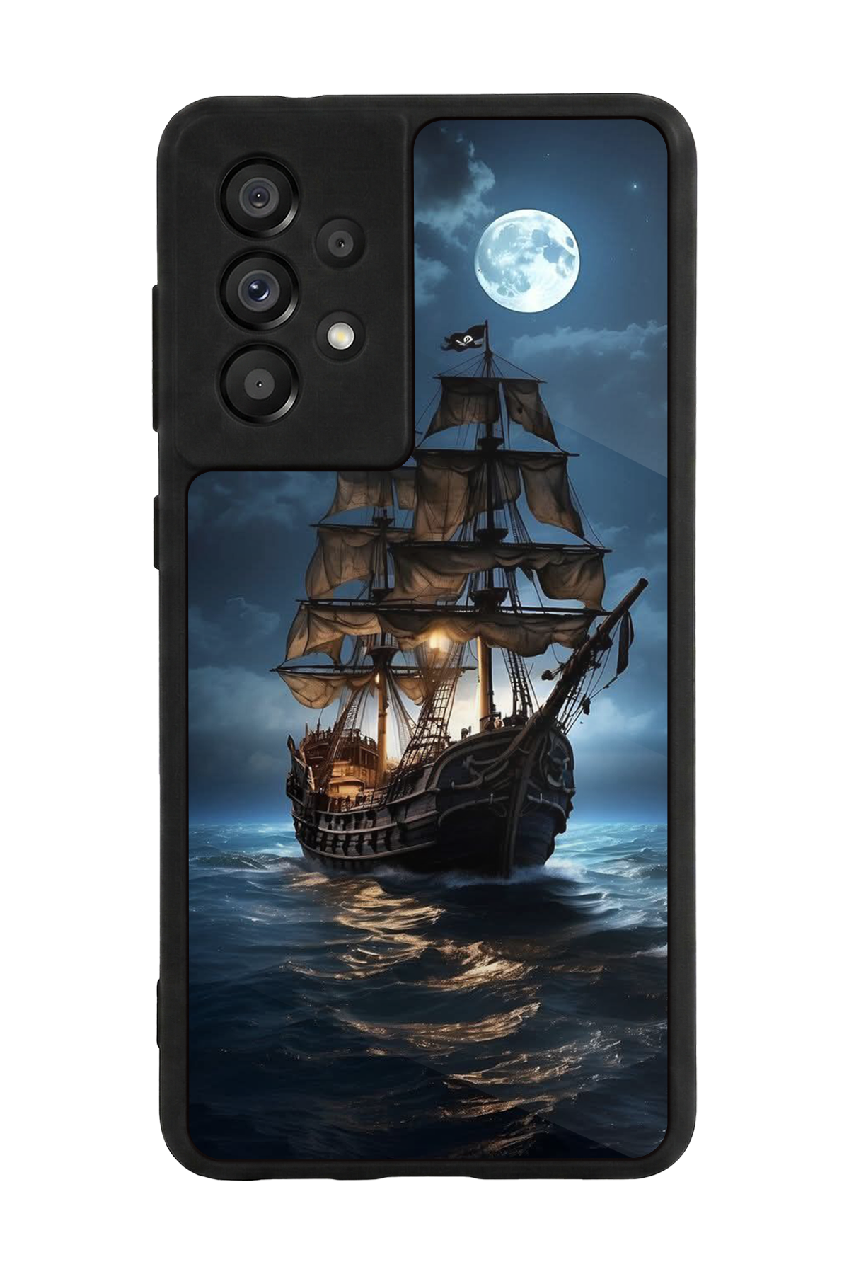 Samsung Galaxy A73 Uyumlu Korsan Tasarımlı Glossy Premium Kılıf