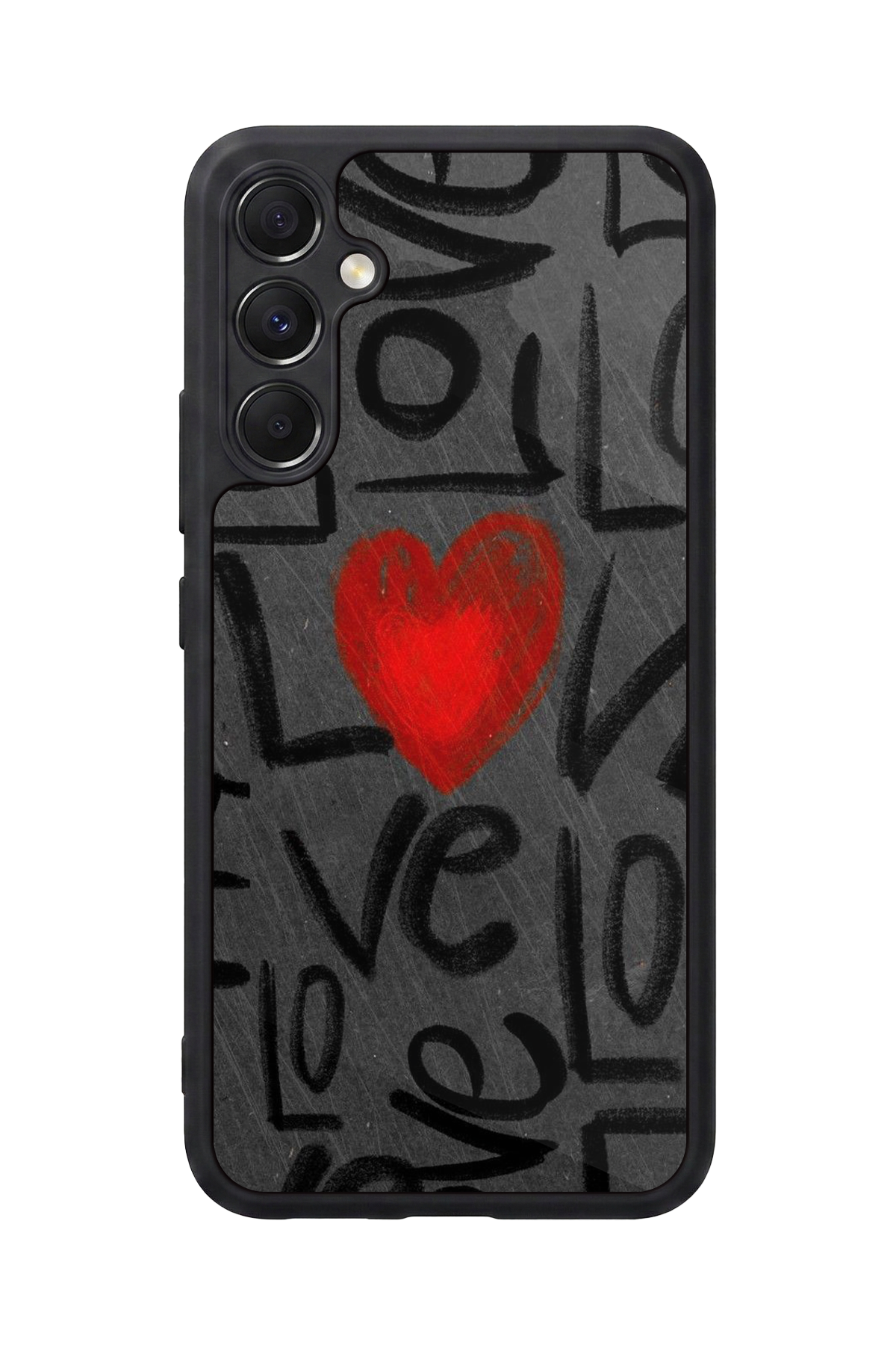 Samsung Galaxy M34 Uyumlu Love Tasarımlı Glossy Premium Kılıf