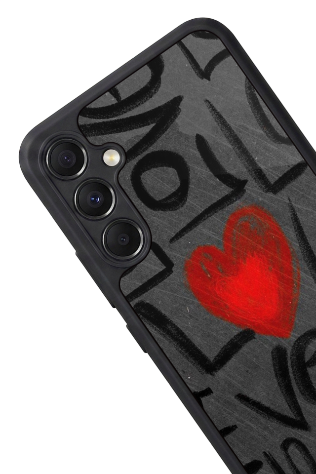 Samsung Galaxy M34 Uyumlu Love Tasarımlı Glossy Premium Kılıf