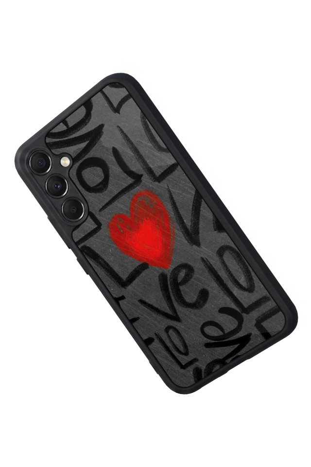 Samsung Galaxy M34 Uyumlu Love Tasarımlı Glossy Premium Kılıf