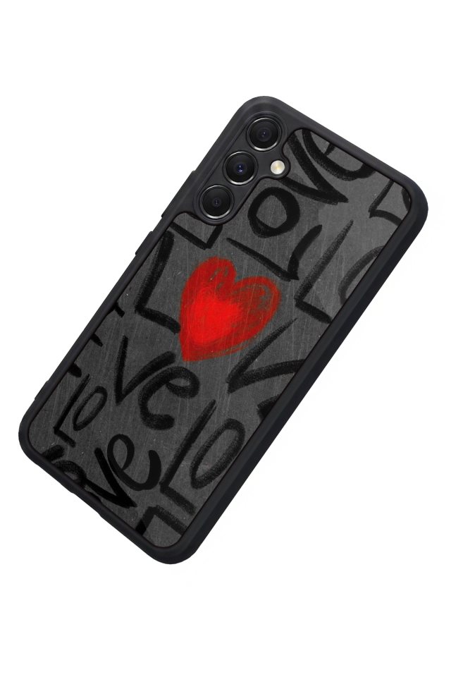 Samsung Galaxy M34 Uyumlu Love Tasarımlı Glossy Premium Kılıf