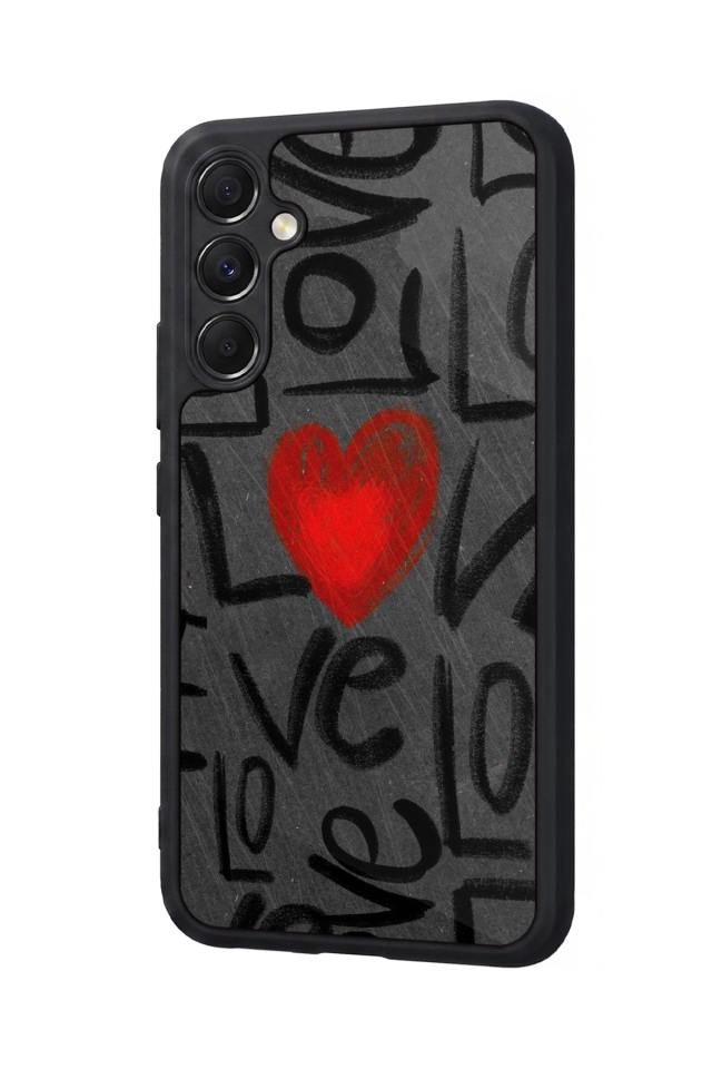 Samsung Galaxy M34 Uyumlu Love Tasarımlı Glossy Premium Kılıf