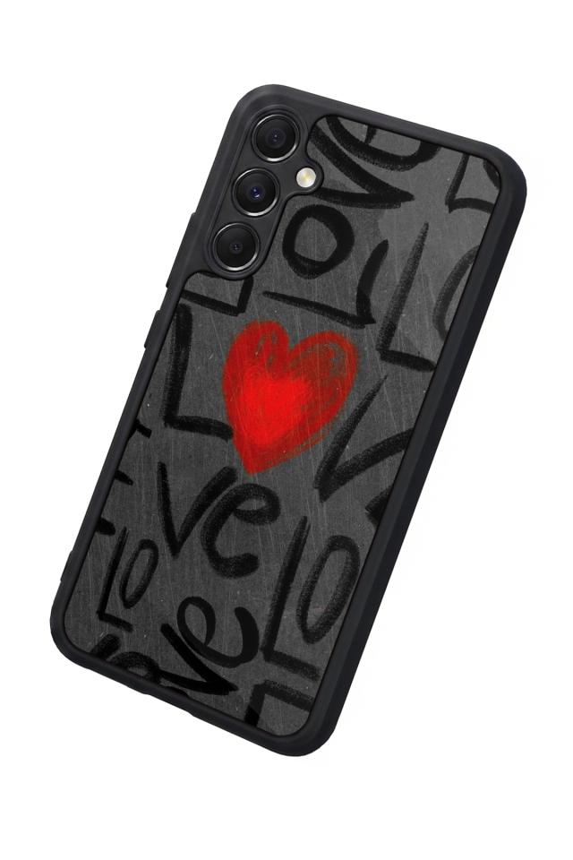 Samsung Galaxy M34 Uyumlu Love Tasarımlı Glossy Premium Kılıf