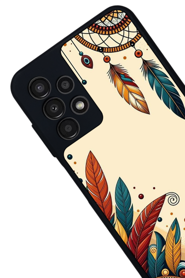 Samsung Galaxy A13 Uyumlu Mandala Tasarımlı Glossy Premium Kılıf