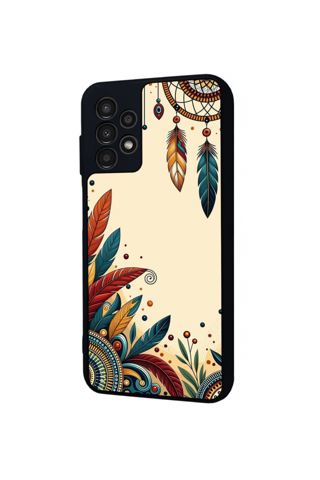 Samsung Galaxy A13 Uyumlu Mandala Tasarımlı Glossy Premium Kılıf