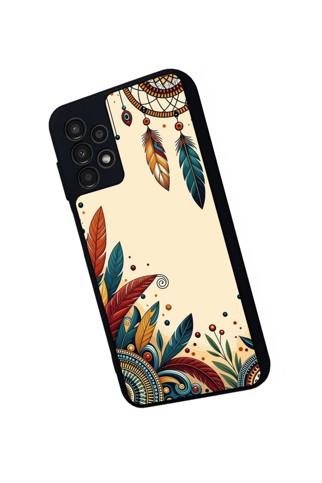Samsung Galaxy A13 Uyumlu Mandala Tasarımlı Glossy Premium Kılıf