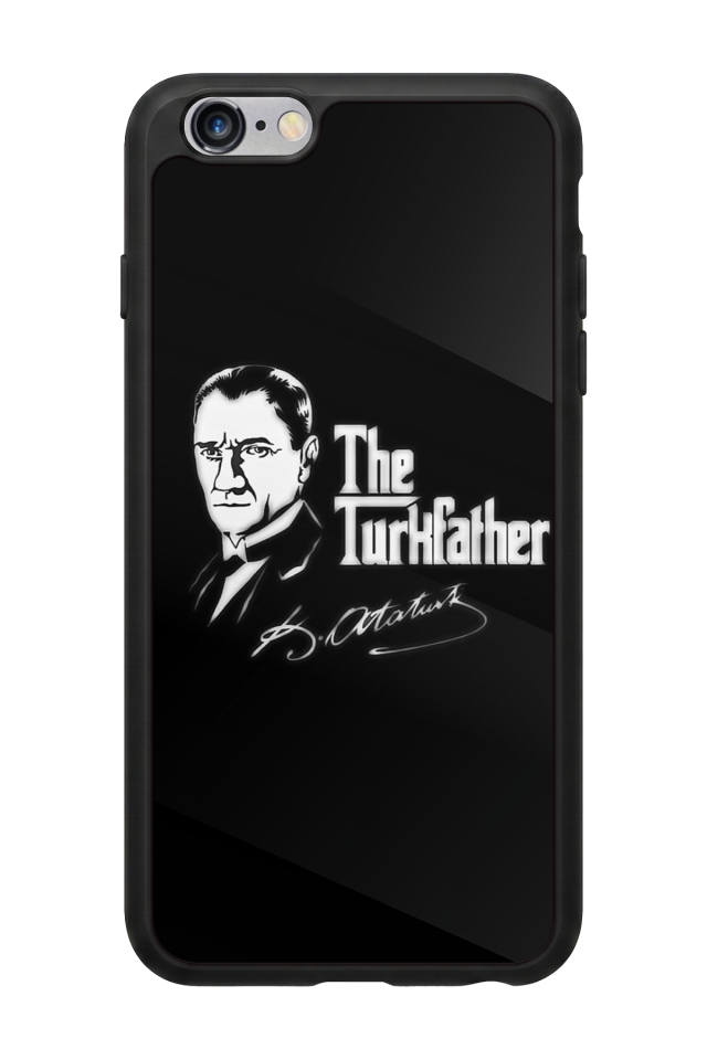 iPhone 6s Plus Uyumlu Mustafa Kemal Ataturk Tasarımlı Glossy Premium Kılıf
