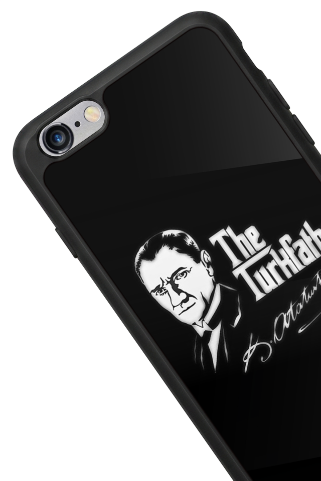 iPhone 6s Plus Uyumlu Mustafa Kemal Ataturk Tasarımlı Glossy Premium Kılıf