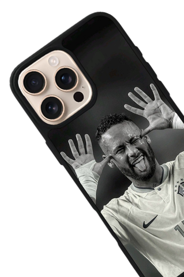 iPhone 15 Pro Uyumlu Neymar Tasarımlı Glossy Premium Kılıf