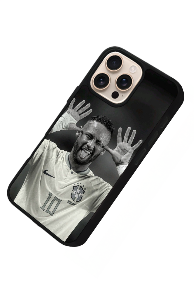 iPhone 15 Pro Uyumlu Neymar Tasarımlı Glossy Premium Kılıf