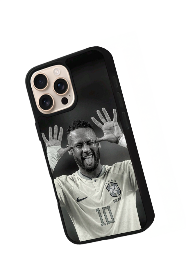 iPhone 15 Pro Uyumlu Neymar Tasarımlı Glossy Premium Kılıf
